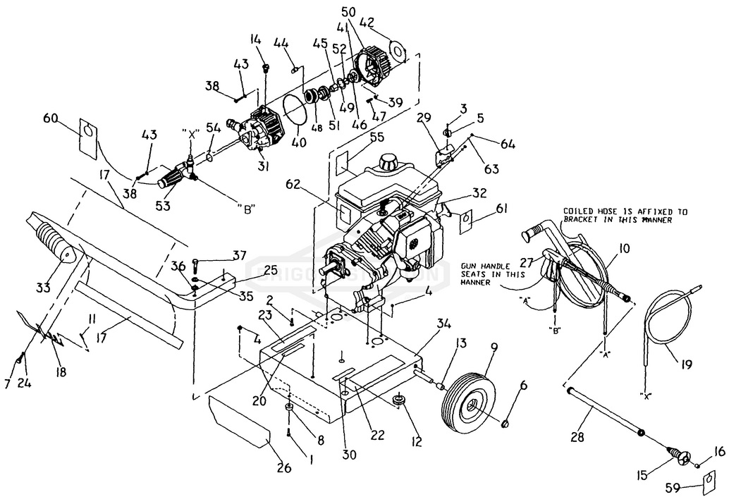 GENERAC 0615 parts breakdown